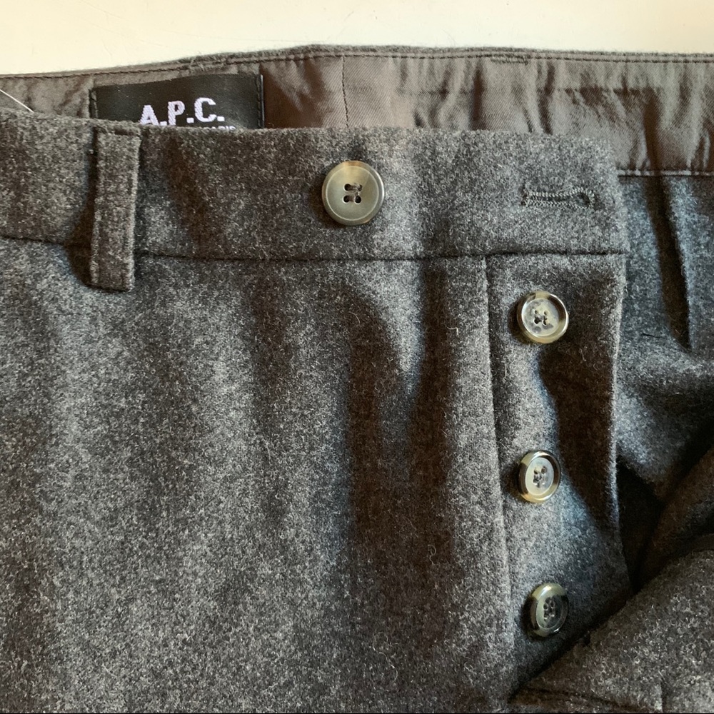 Apc gray wool pants - Picture 3 of 5